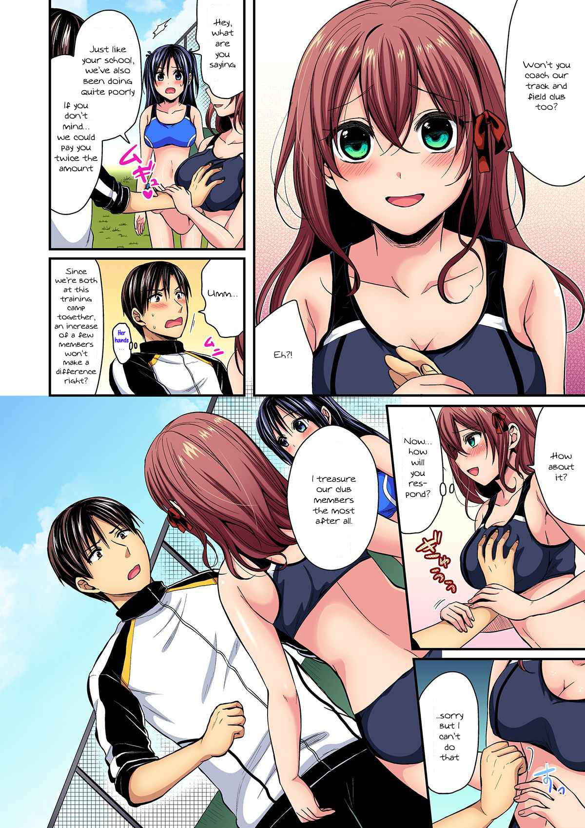 Hentai Manga Comic-Girls' Athletics Club Harem Training-Chapter 9-6